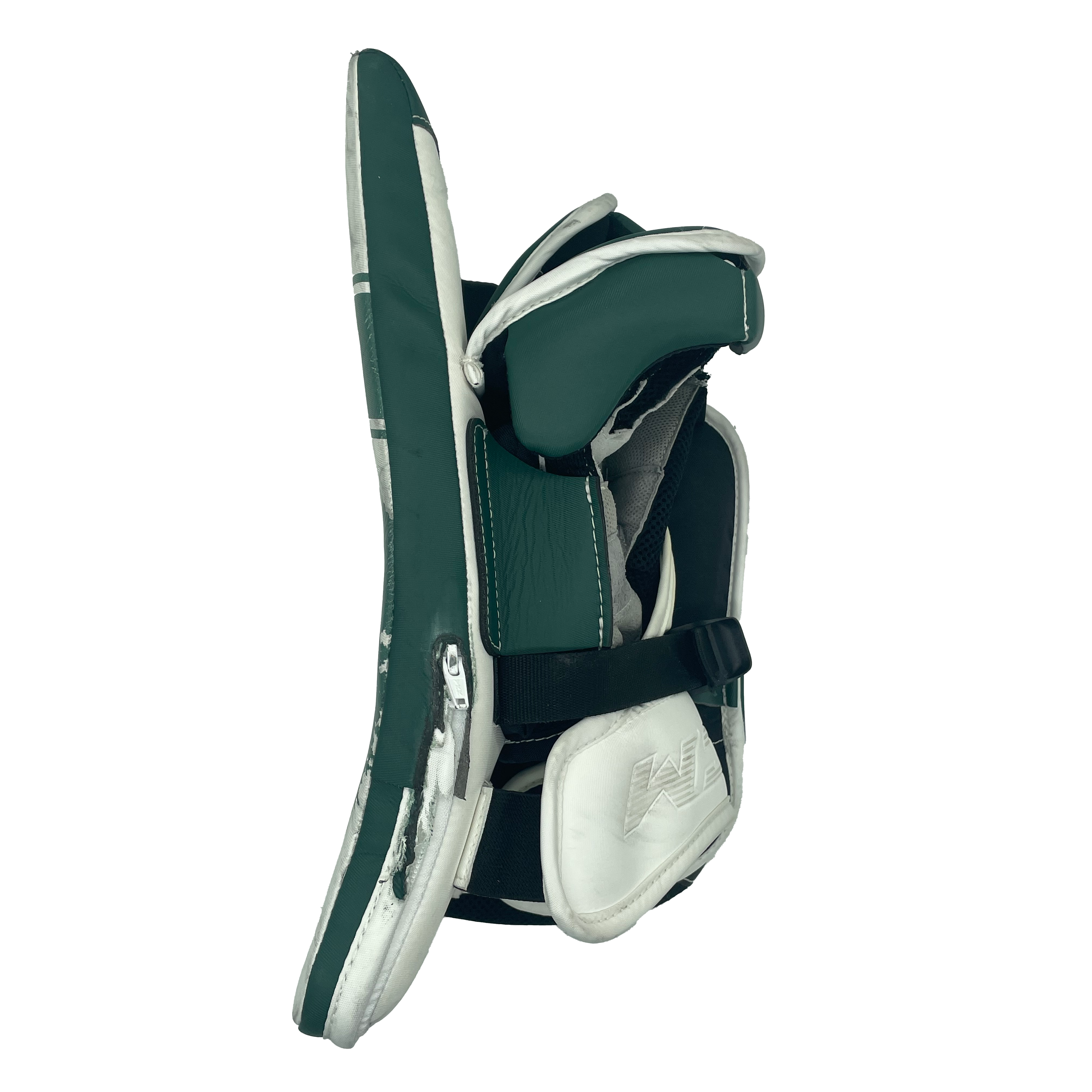 CCM Extreme Flex 5 - Bloqueur de gardien de but professionnel d'occasion (blanc/vert)